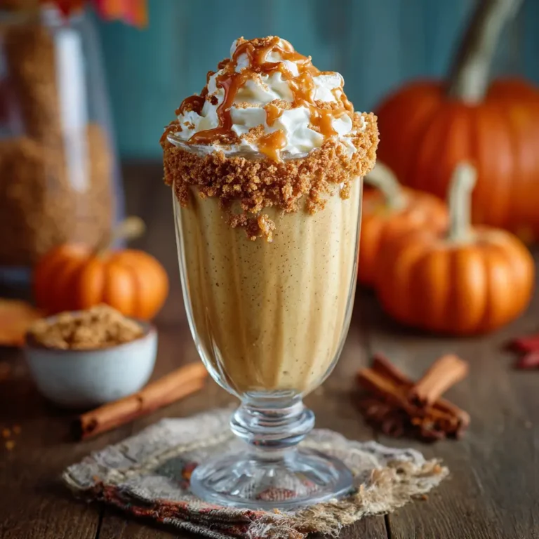 Boozy Pumpkin Pie Milkshake