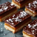 Boozy Salted Caramel Bars