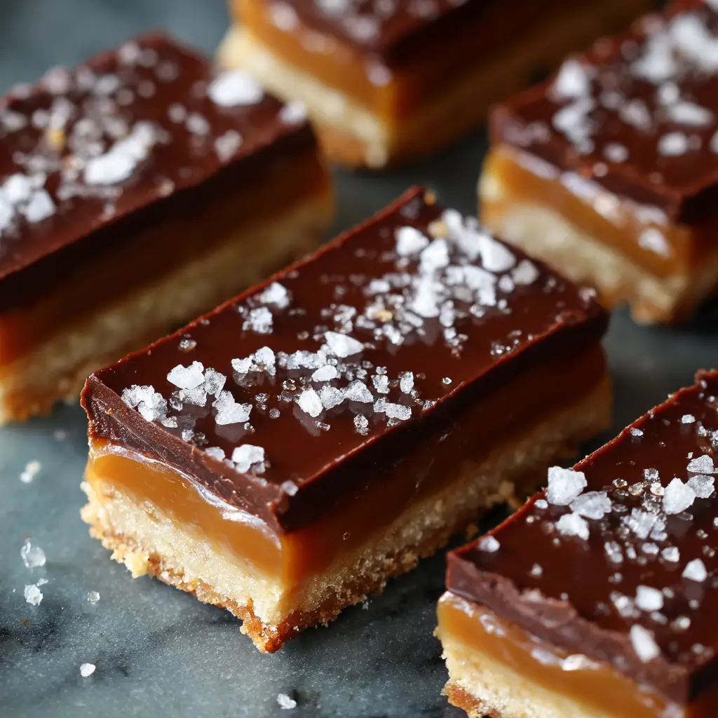 Boozy Salted Caramel Bars