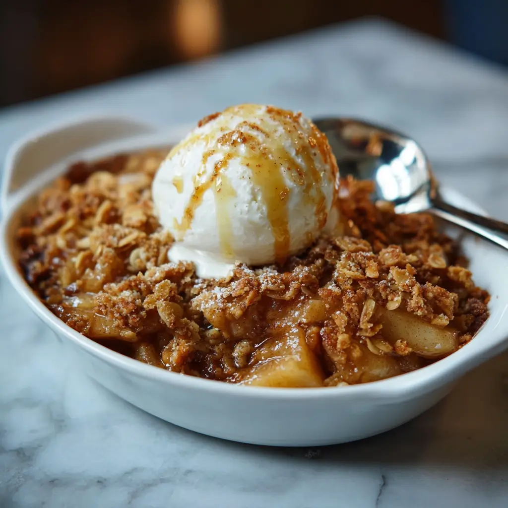 Bourbon Apple Crisp