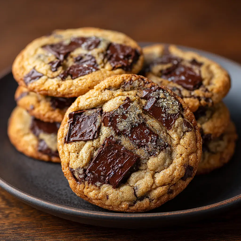 Bourbon Chocolate Chunk Cookies