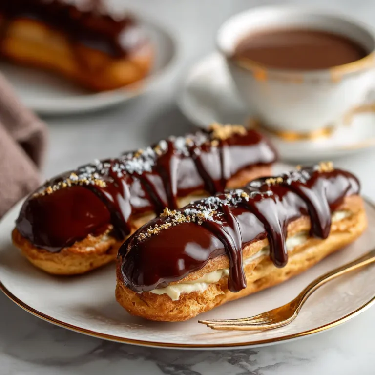 Brandy Chocolate Éclairs
