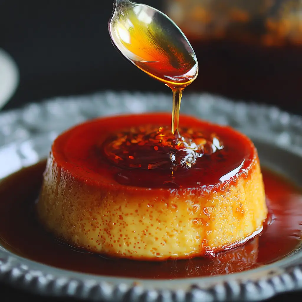 Caramel Rum Flan