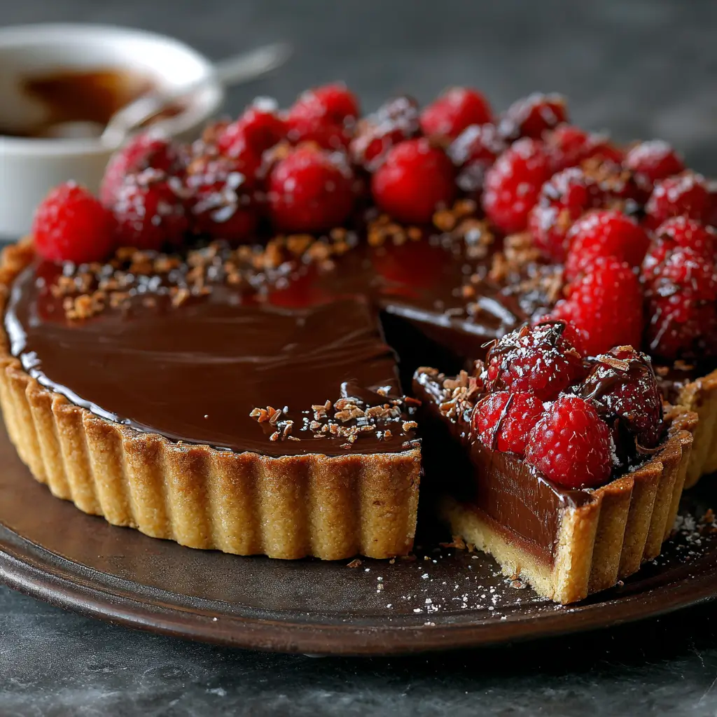 Cognac Chocolate Tart