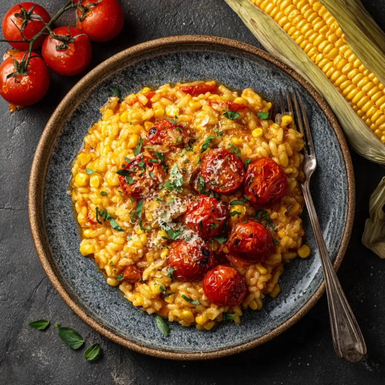 Corn & Tomato Risotto