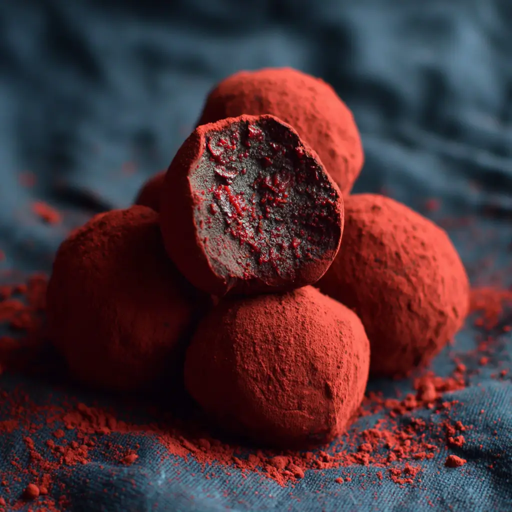 Dark Chocolate Red Wine Truffles