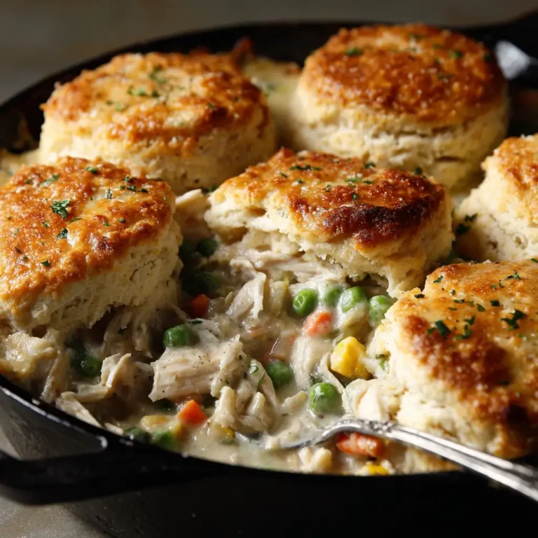 Homemade Biscuits Chicken Pot Pie