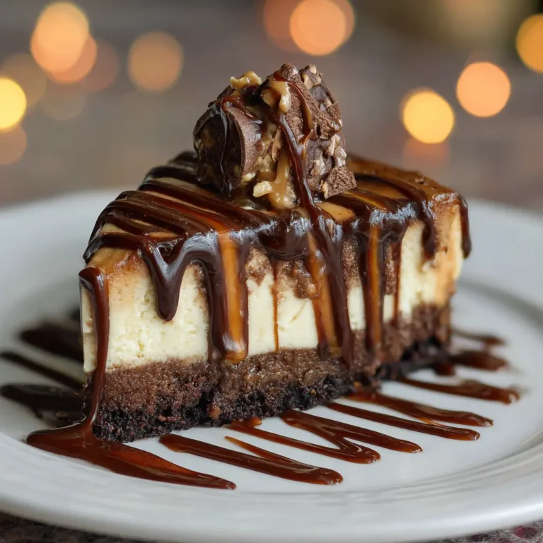 Kahlua Brownie Cheesecake