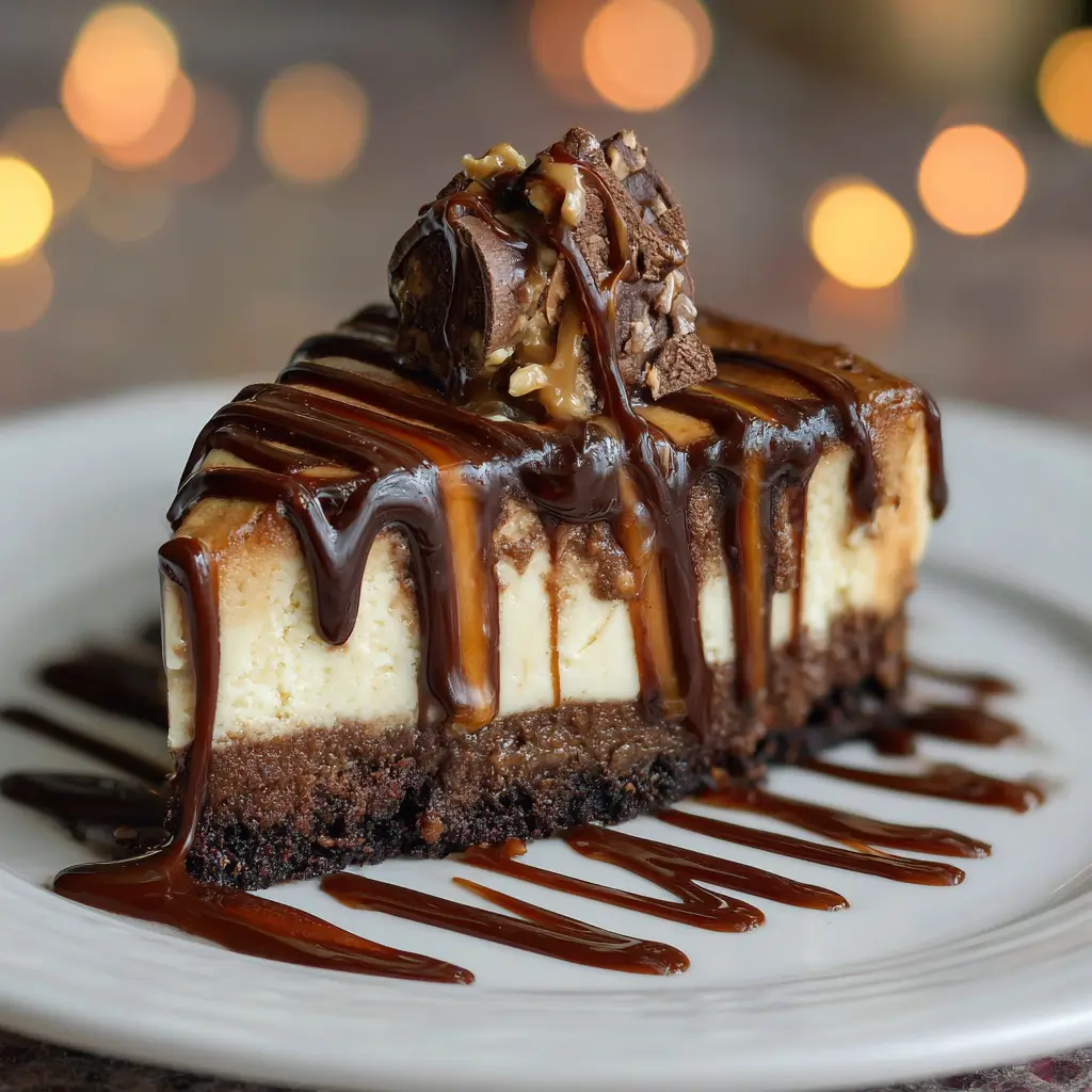 Kahlua Brownie Cheesecake