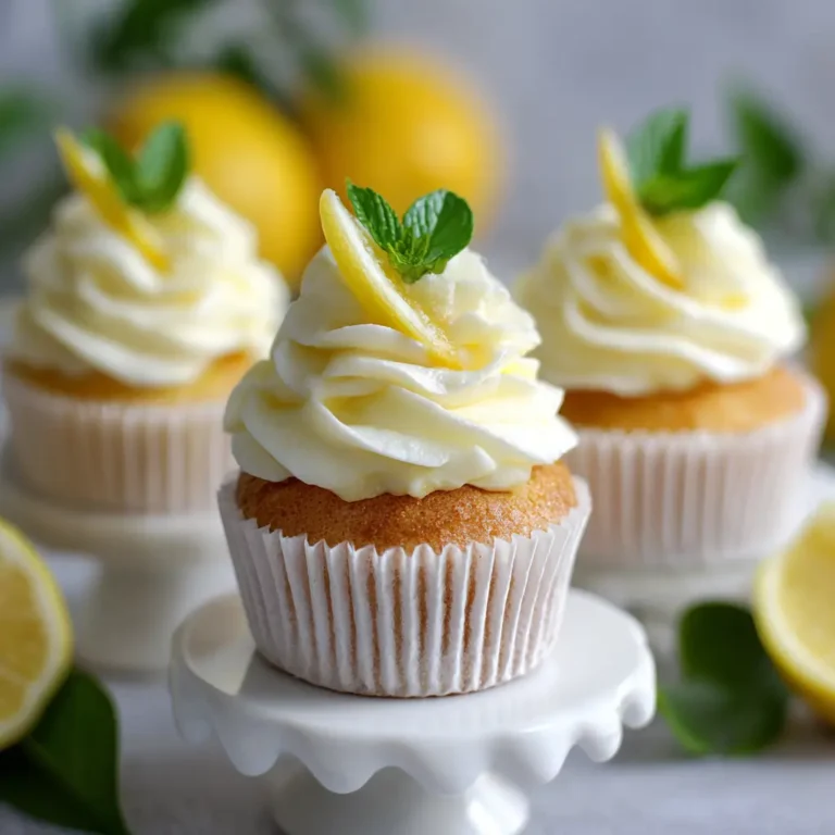 Limoncello Cupcakes