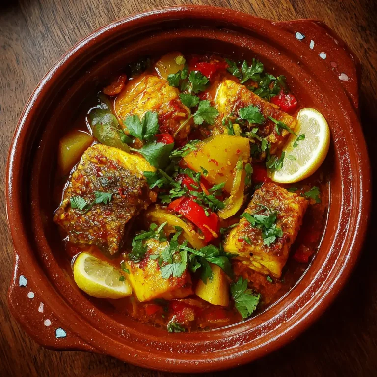 Moroccan Fish Tagine with Ginger & Saffron