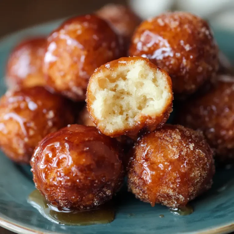 Rum Glazed Donut Holes