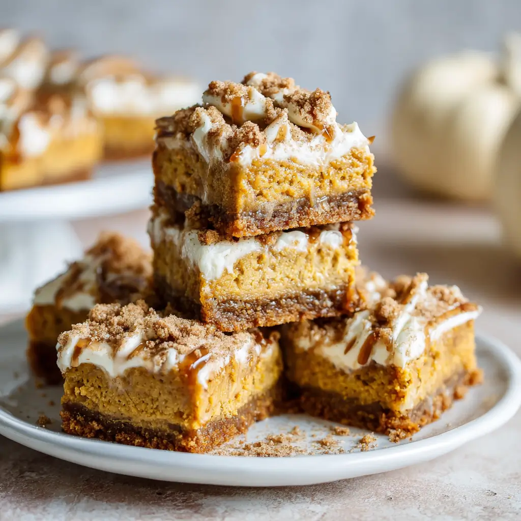 Rumchata Pumpkin Pie Bars