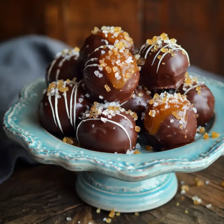 Salted Caramel Vodka Truffles