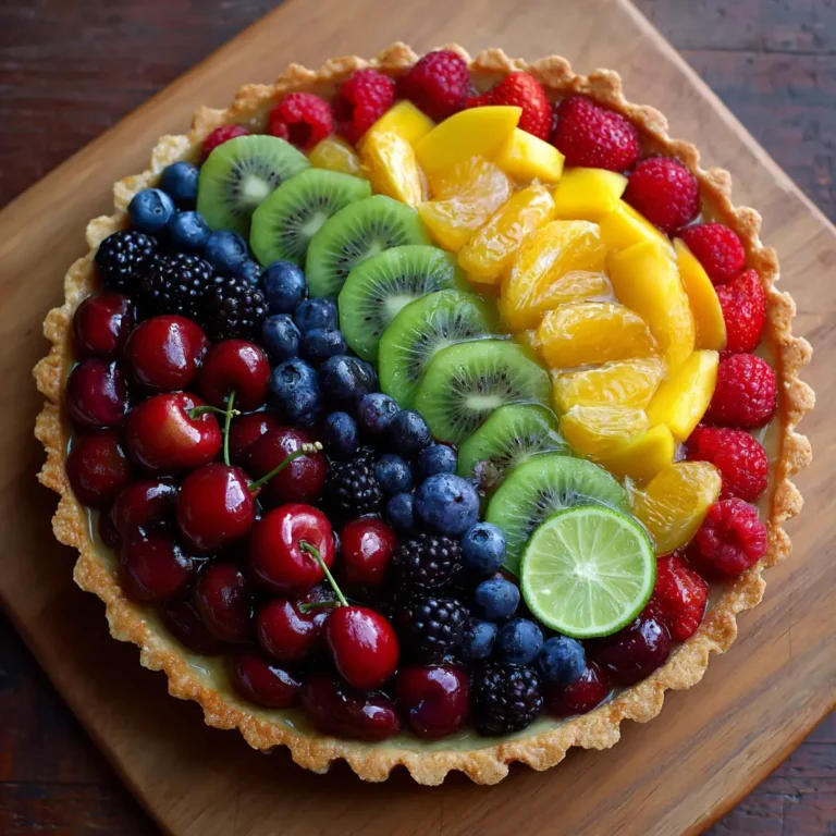 Sangria Fruit Tart