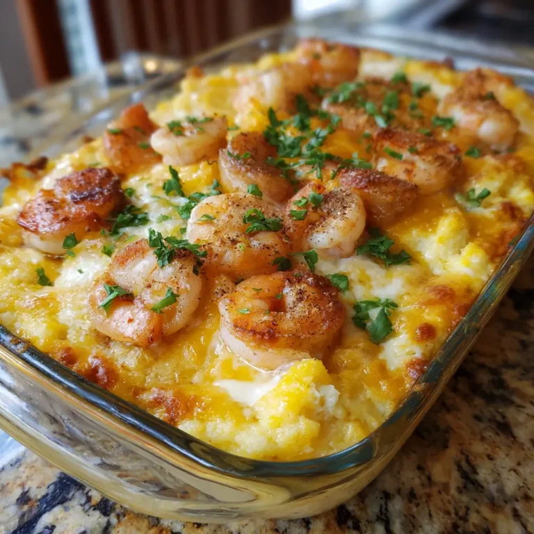 Shrimp & Grits Casserole