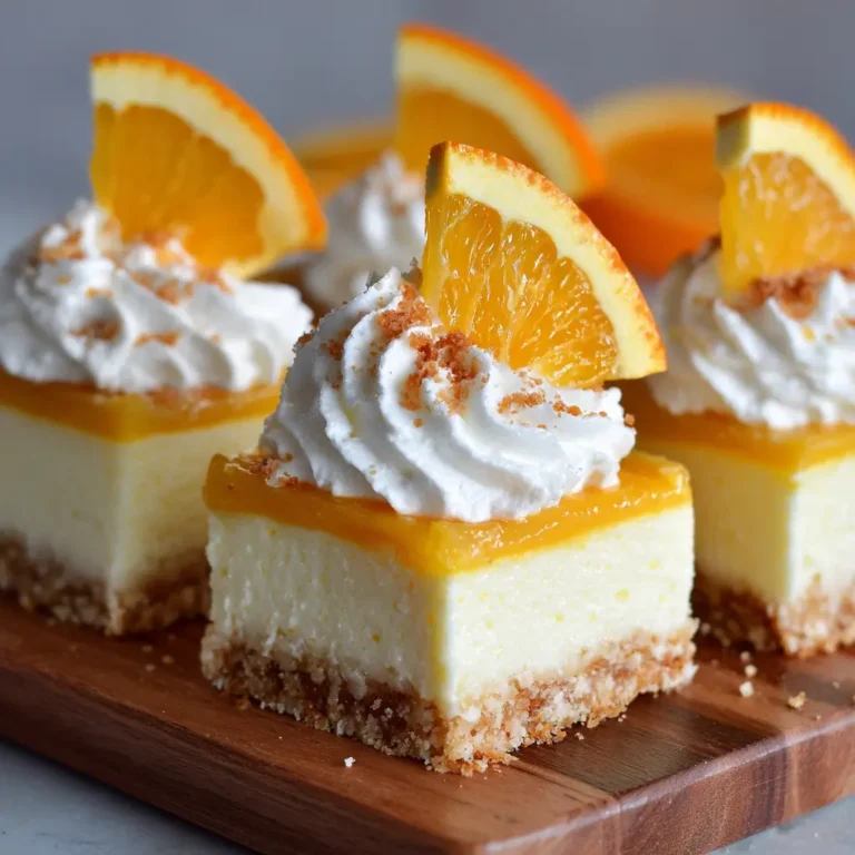 Spiked Orange Creamsicle Bars
