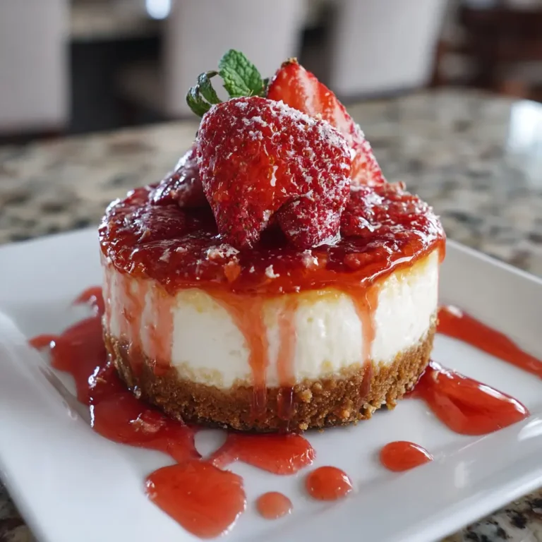 Strawberry Daiquiri Cheesecake