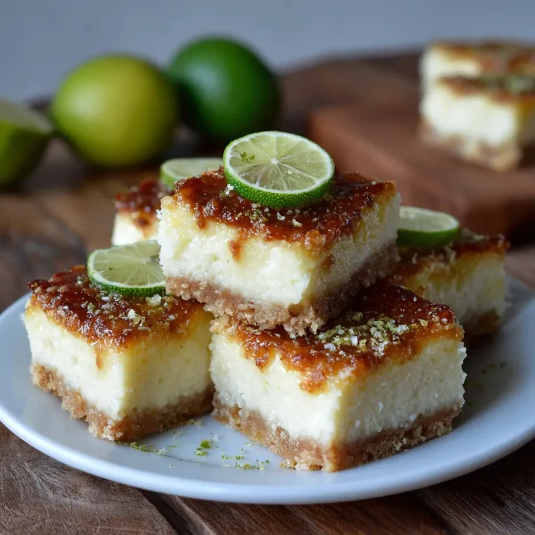 Tequila Lime Cheesecake Bars