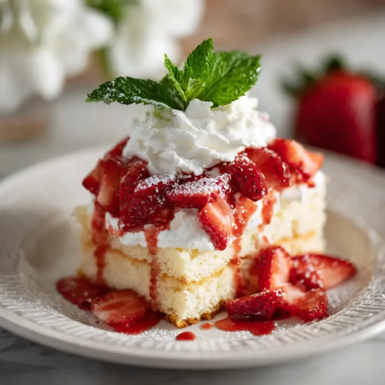 Vodka Strawberry Shortcake