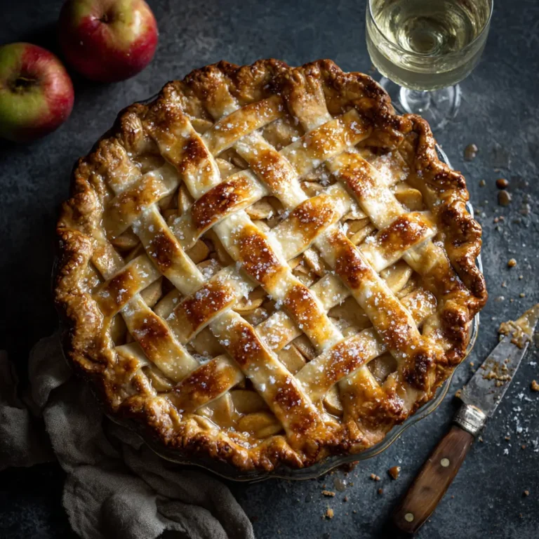 White Wine Apple Pie