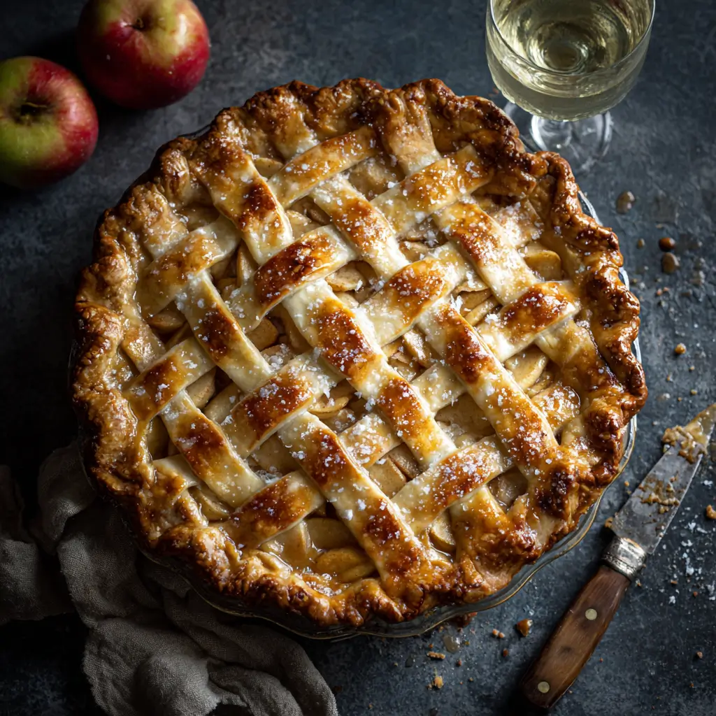 White Wine Apple Pie