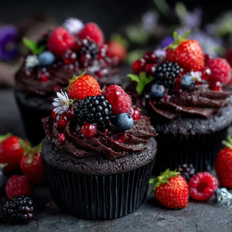 Black Cake Cupcakes (fruit soaked in rum)