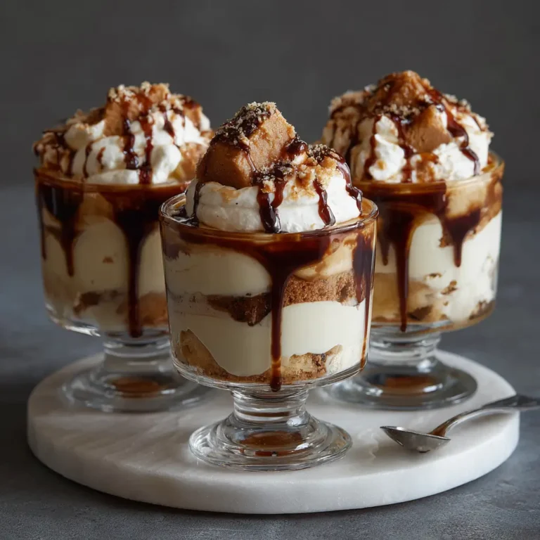 Boozy Affogato Trifles (coffee liqueur)