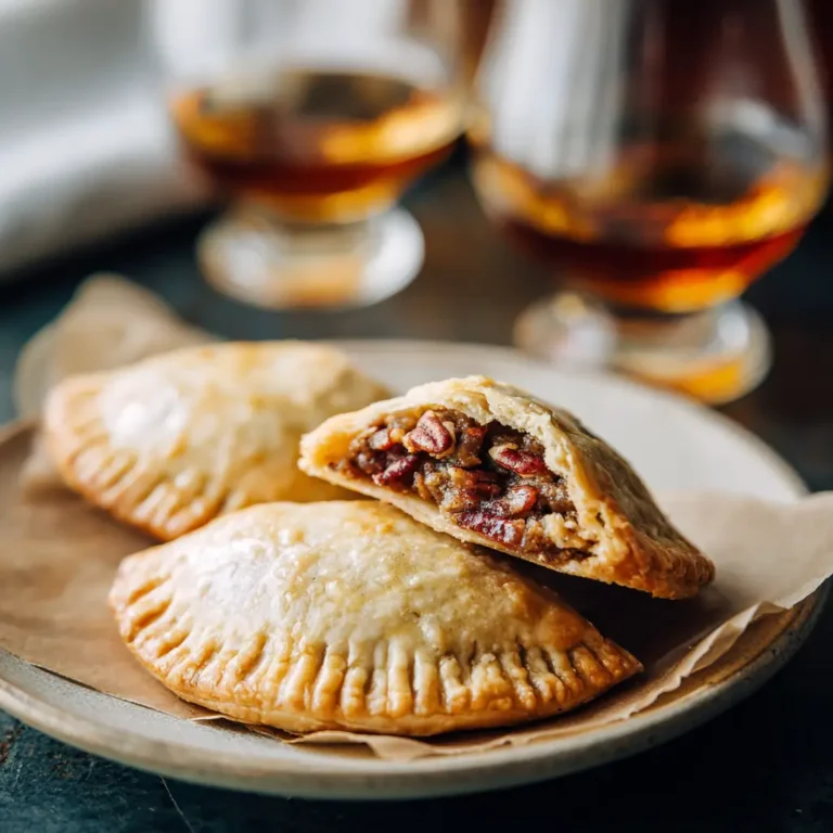 Boozy Bourbon‑Pecan Hand Pies