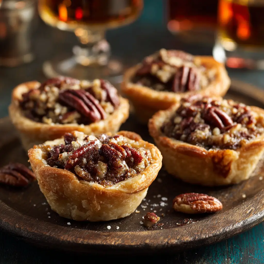 Bourbon‑Pecan Tassies