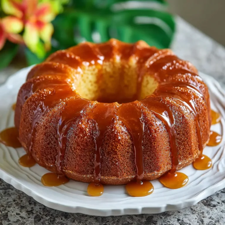 Caribbean Rum Cake