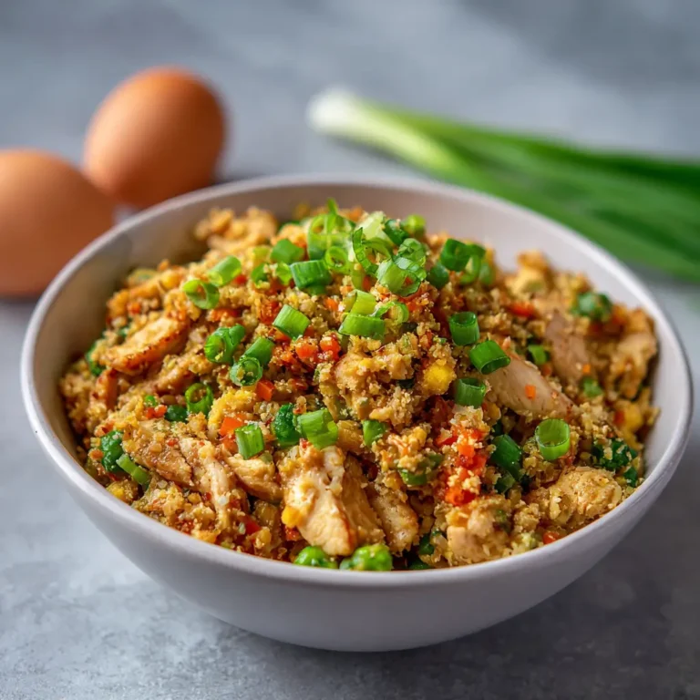 Cauliflower Fried Rice with Chicken