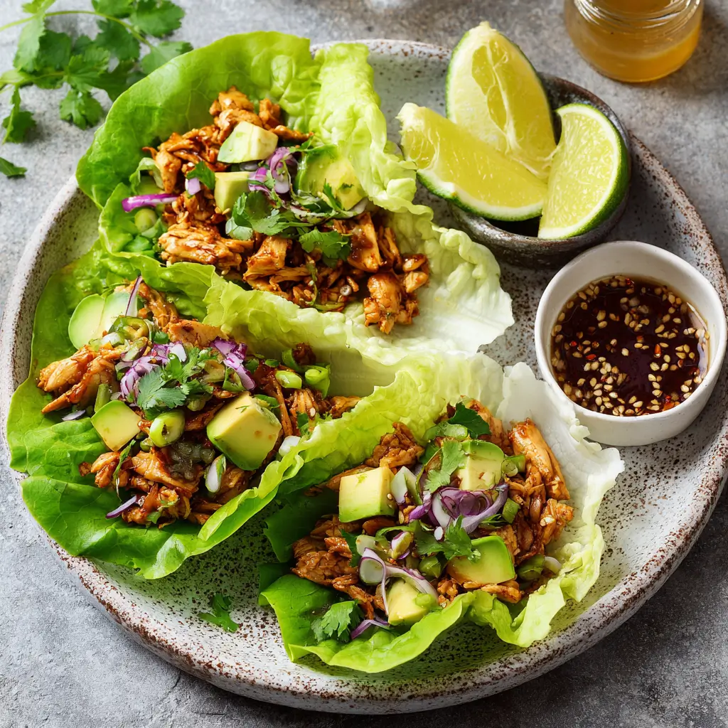 Chicken & Avocado Lettuce Wraps
