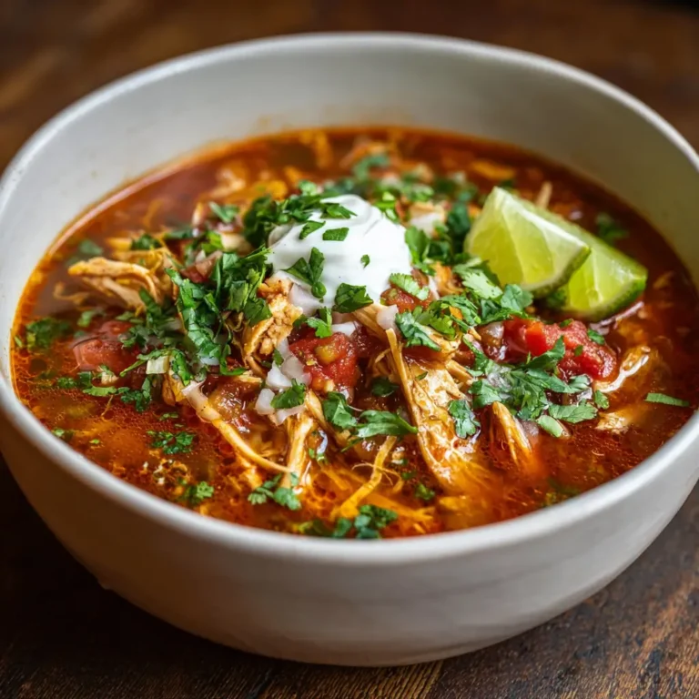 Chicken taco soup