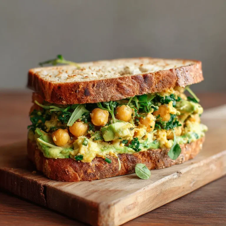 Chickpea & Avocado Sandwich