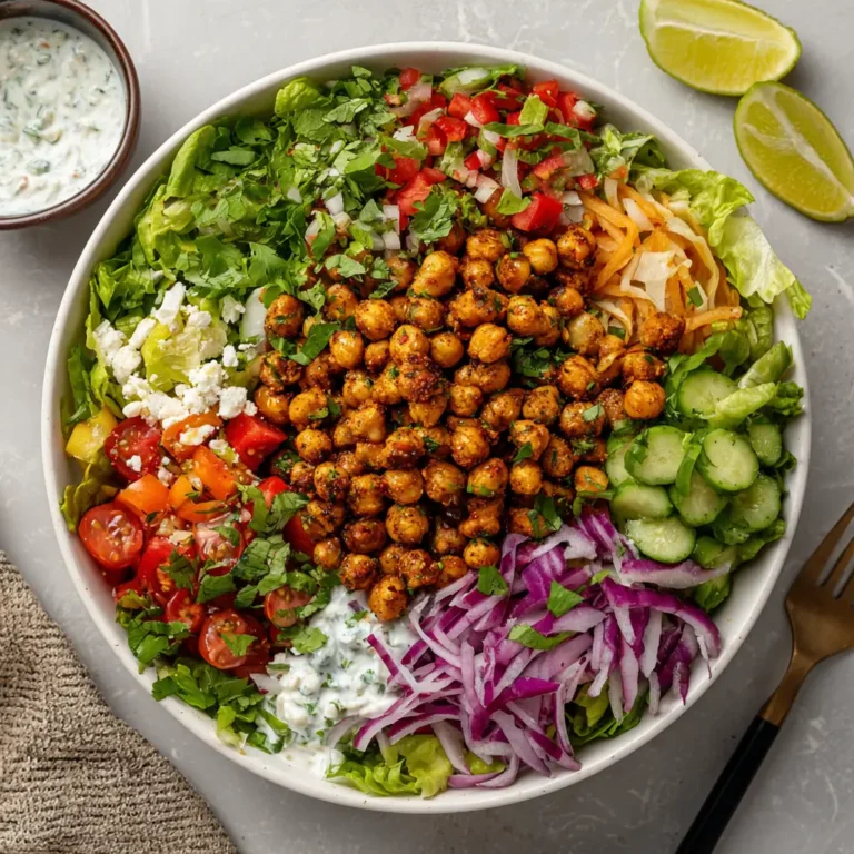Chickpea Shawarma Salad