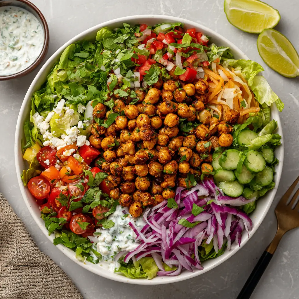 Chickpea Shawarma Salad