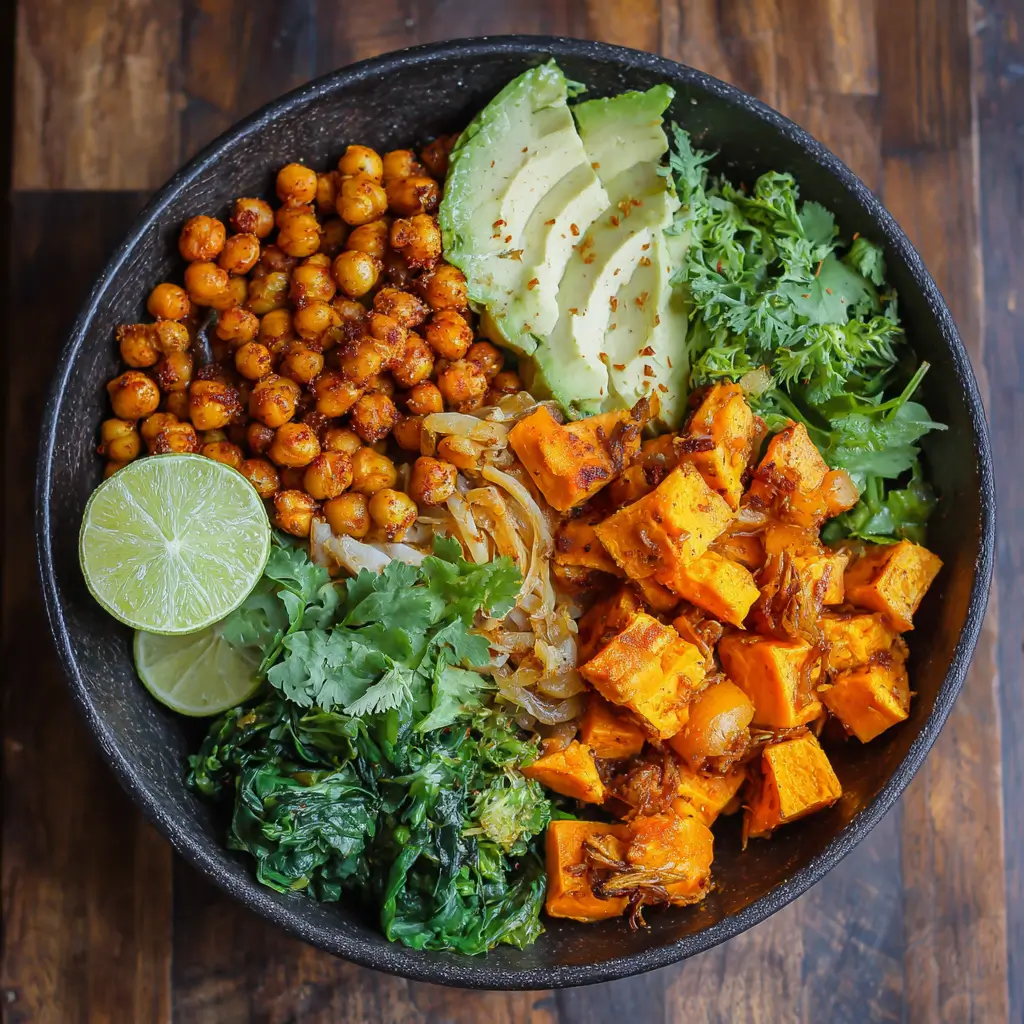 Chickpea & Sweet Potato Buddha Bowl