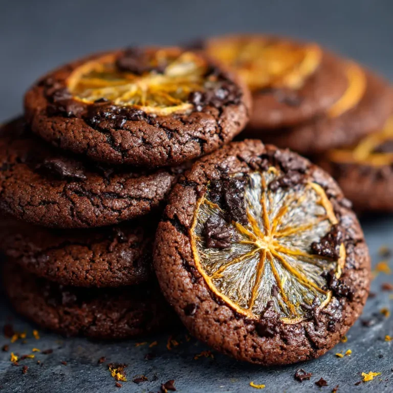 Chocolate Orange Cookies (with bitters)