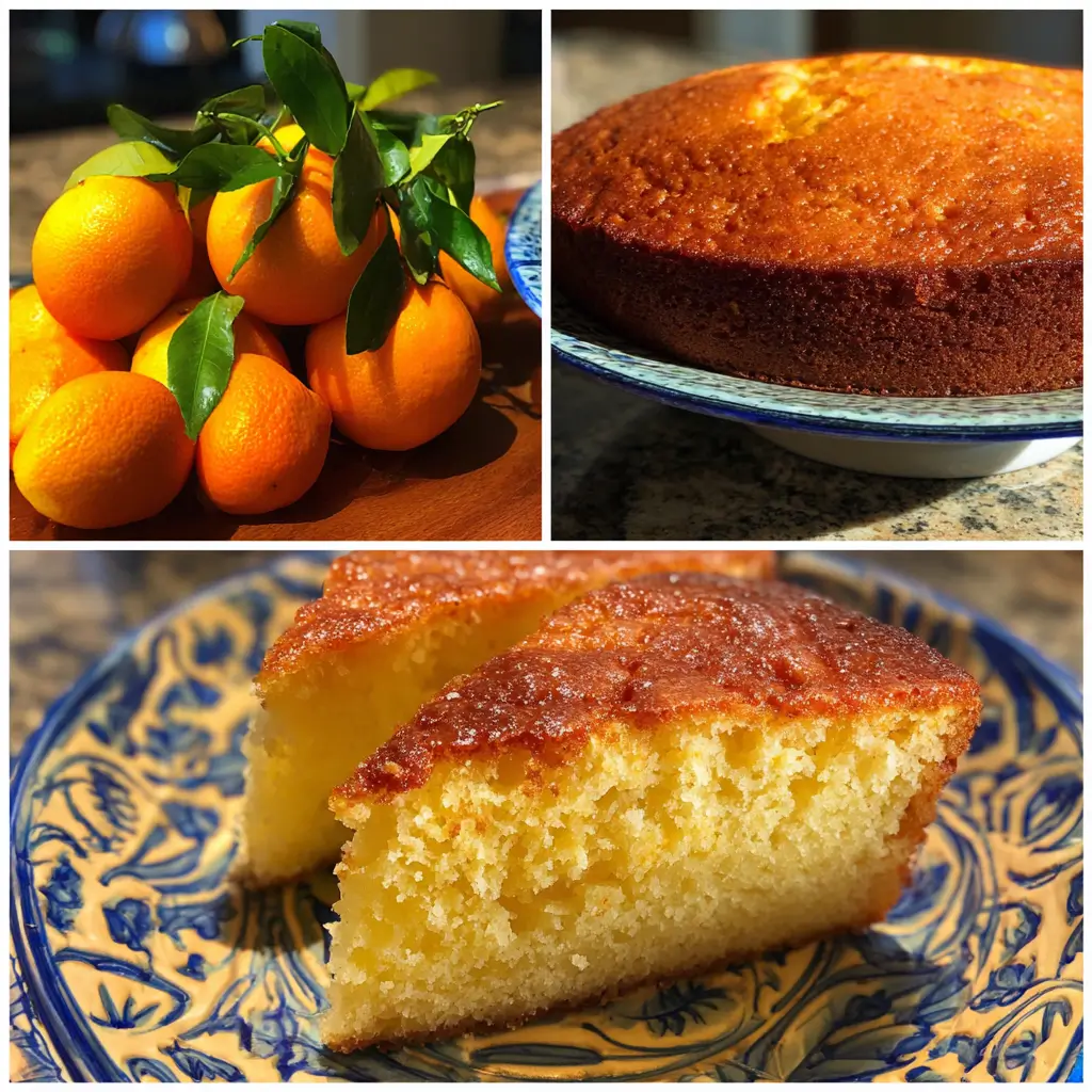 Cointreau‑Soaked Orange Cake