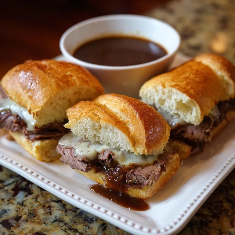 French dip sandwiches (beef)