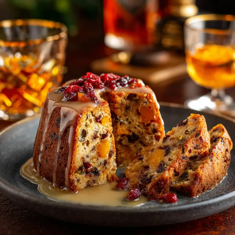 Gin‑Cointreau Fruitcake