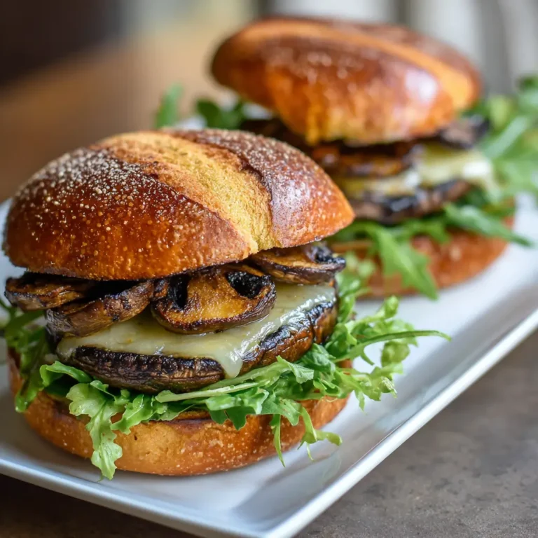 Grilled Portobello Mushroom Burgers