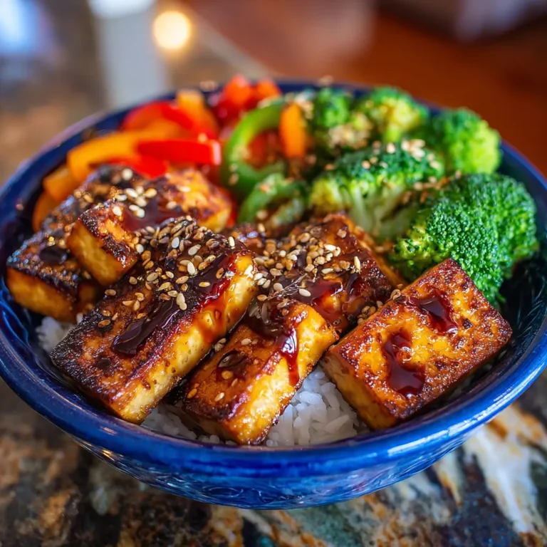 Grilled Teriyaki Tofu Bowls