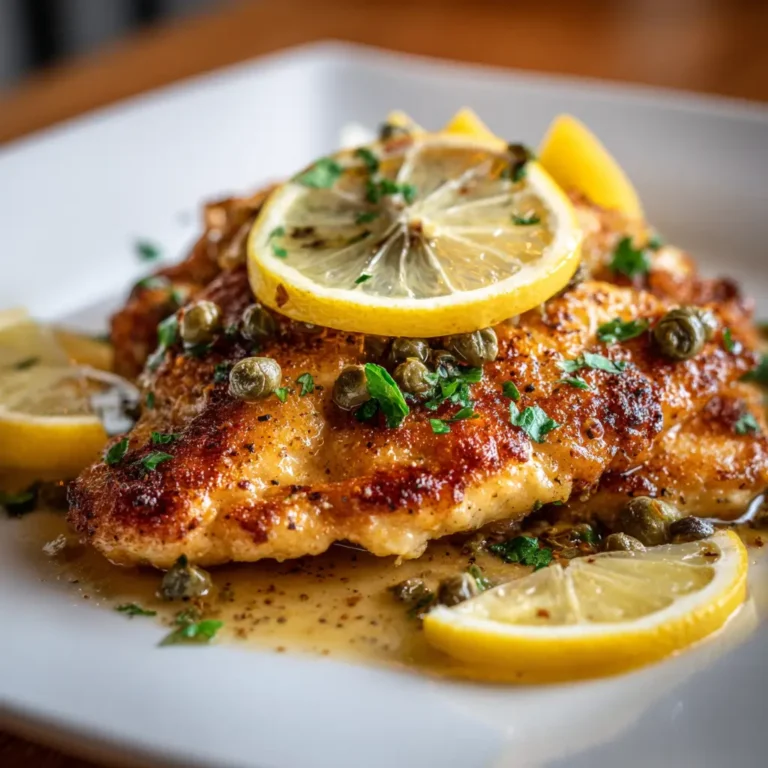 Lemon Garlic Chicken Piccata