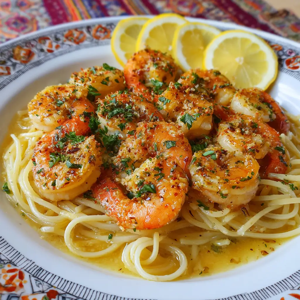 Lemon & Garlic Shrimp Scampi