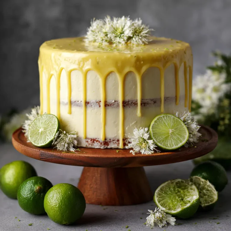 Margarita Cake (lime + tequila curd)