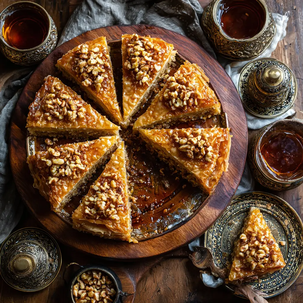 Nutty Baklava Pie
