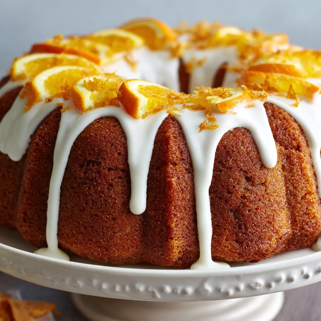 Orange Spice Rum Cake