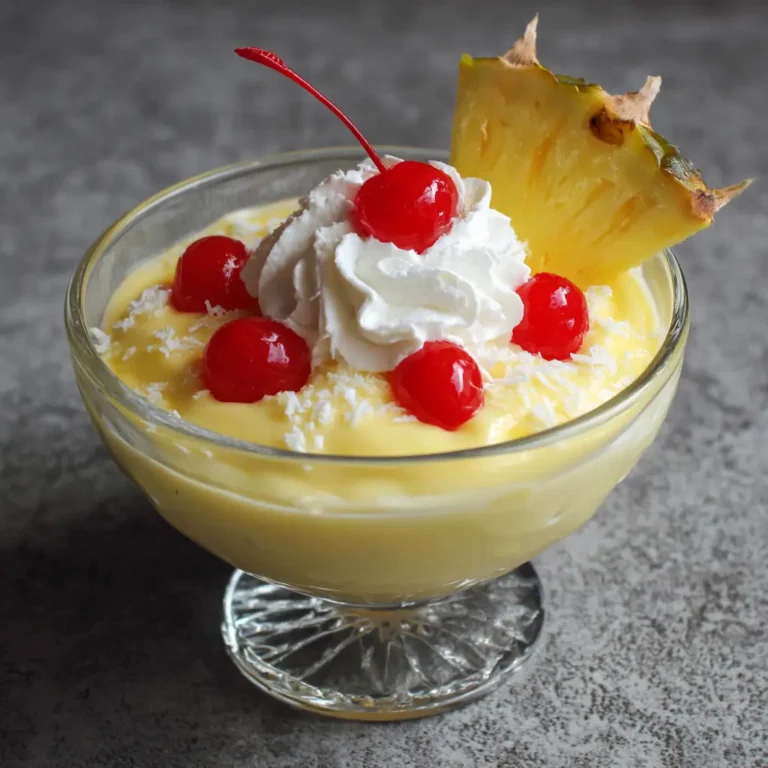 Piña Colada Pudding